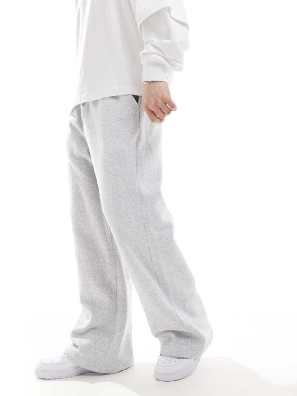 Cotton on Men's Super Baggy Track Pants - Gray Marle NWT